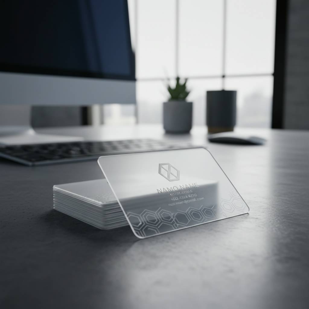 Clear Plastic Business Cards