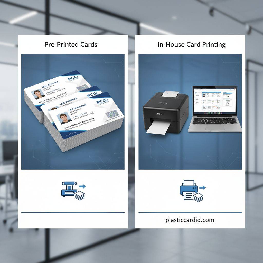 Comparing Your Options: Pre-Printed Cards vs. In-House Card Printing